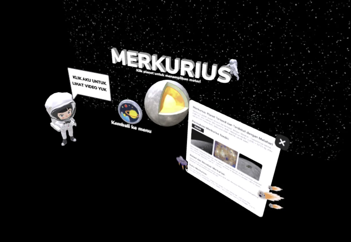 AR Solar System, detail 1